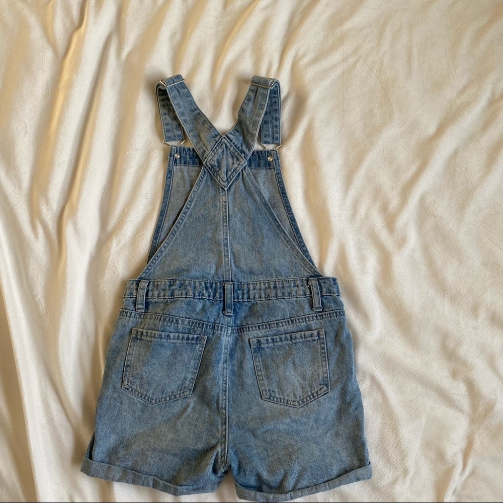 RSQ Collective -Ripped Girls Denim Shortalls - Picture 9 of 13